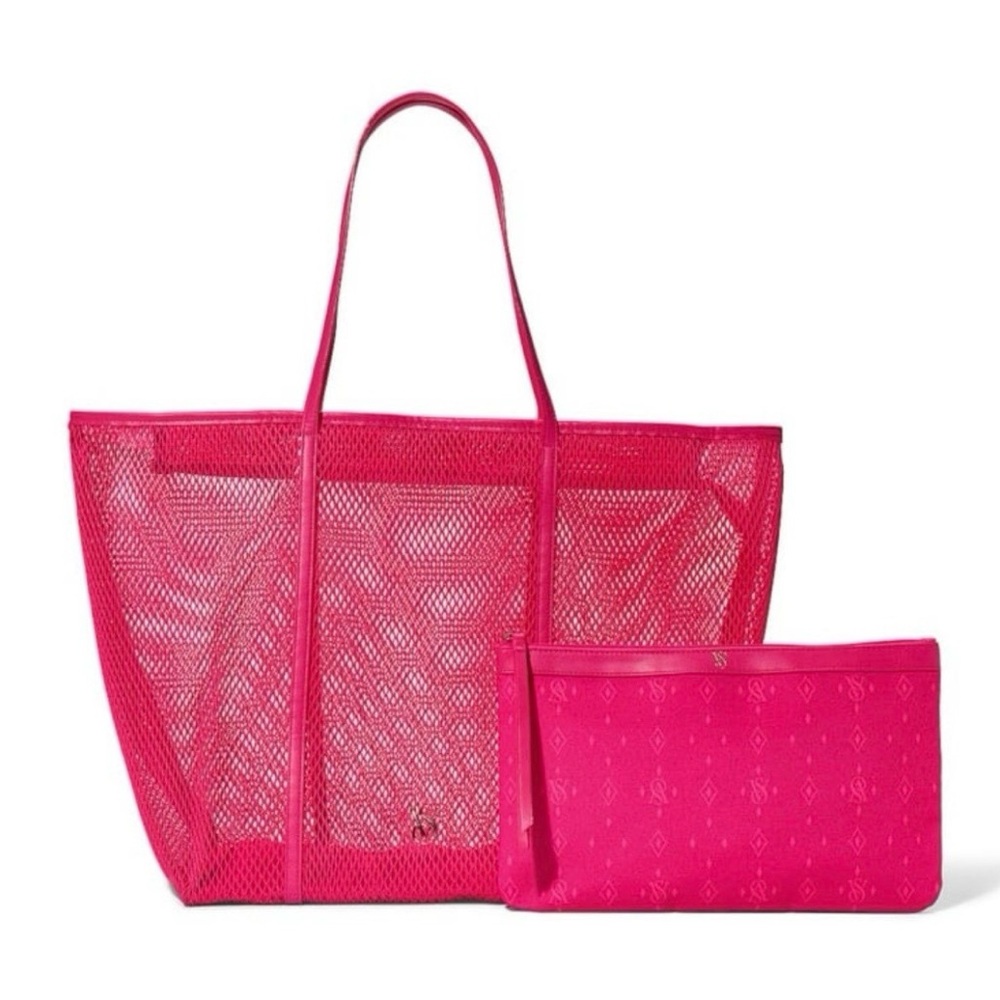 Victoria’s Secret Pink Tote with Matching Pouch - Women’s Beach & Everyday Bag